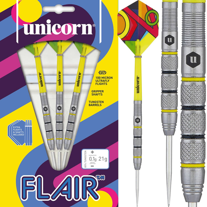 Unicorn Flair Darts - Steel Tip - Style 2 - Triple Knurl