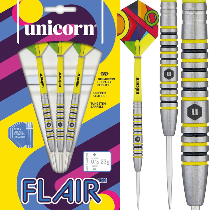 *Unicorn Flair Darts - Steel Tip - Style 4 - Colour Ringed