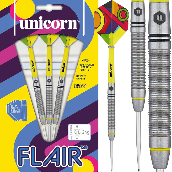 Unicorn Flair Darts - Steel Tip - Style 5 - Micro Grip