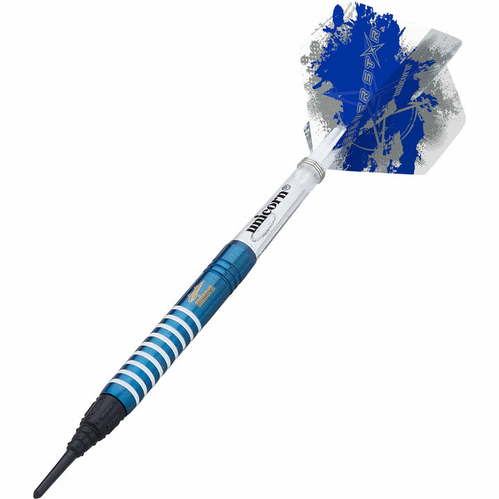 *Unicorn Gary Anderson Darts - Soft Tip - Silver Star - Blue