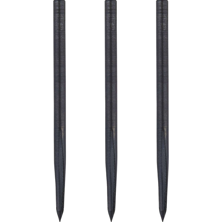 Unicorn Volute Dart Points - Steel Tip - Smooth - Black 42mm