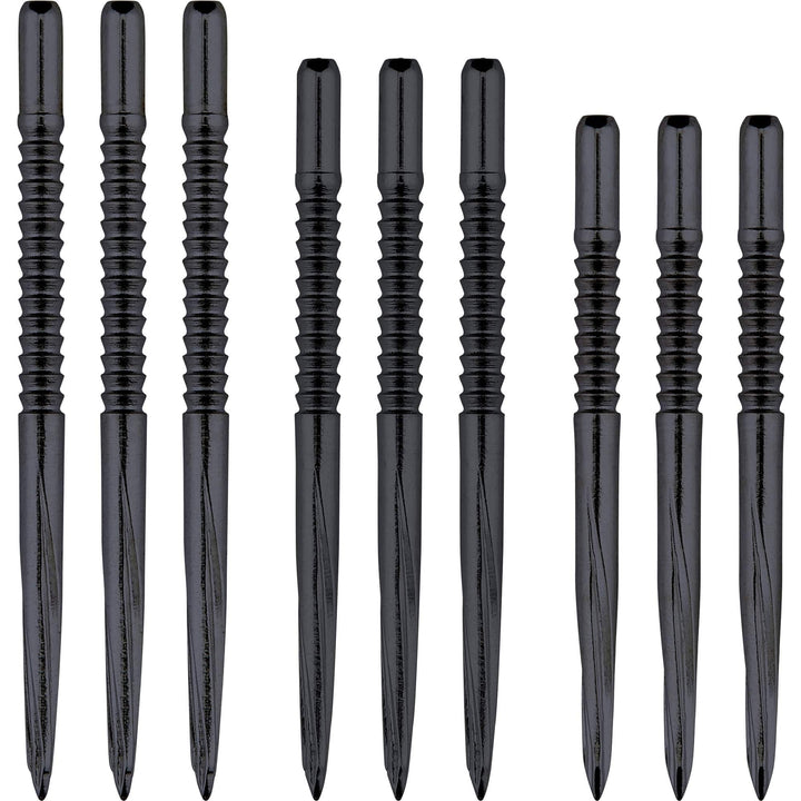 *Unicorn Volute Dart Points - Steel Tip - Shark Fin - Black