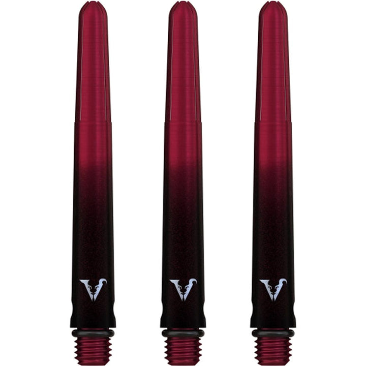 Viper Viperlock Aluminium Dart Shafts - inc O-Rings and Locking Pin - Black & Red Tweenie