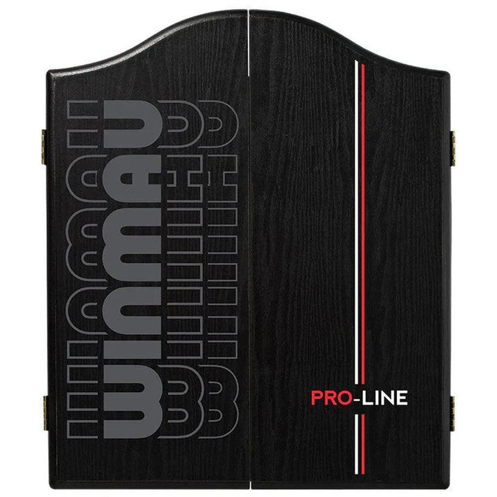 Winmau Pro-Line Dartboard Cabinet - Black Finish