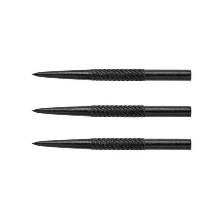 Winmau Black Spiral Grip Replacement Dart Points