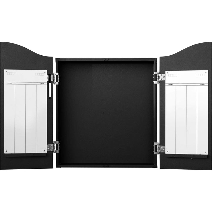 Wolverhampton Wanderers FC Dartboard Cabinet - Official Licensed - C4 - Wolves - Black - Crest